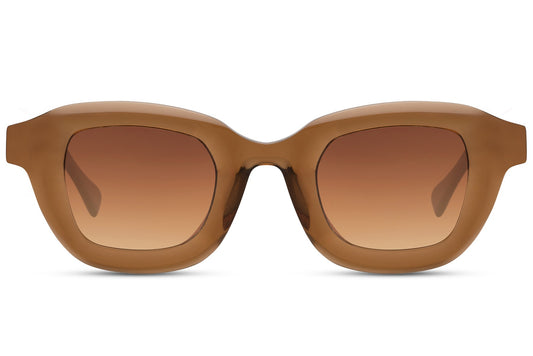 Brown Square Sunglass