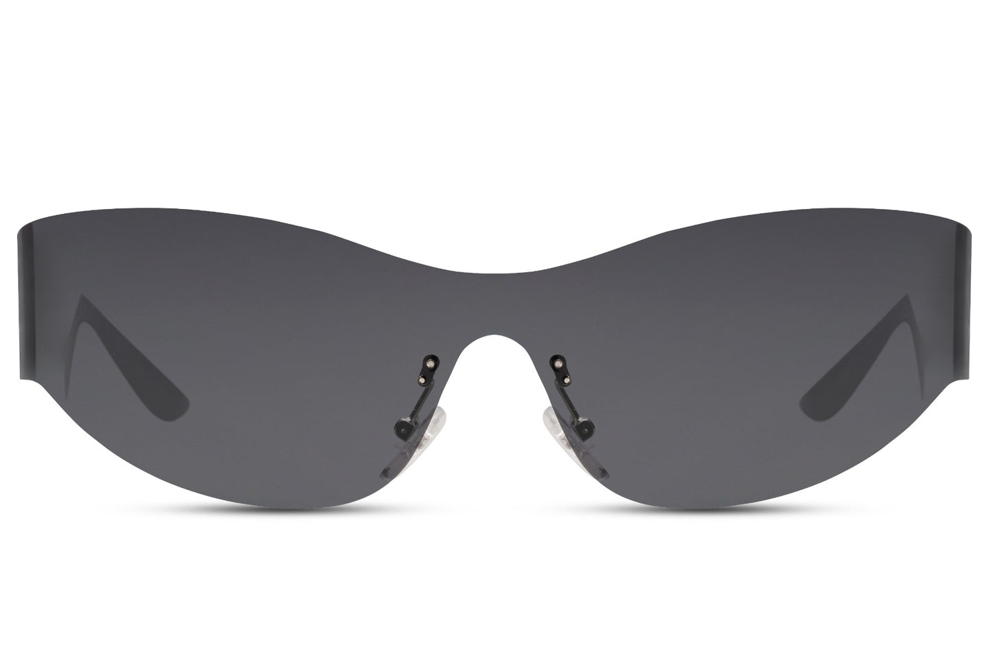 silver chrome mirror visor sunglasses — maximum lens coverage meets zero-frame boldness, the unisex eyewear for festival headliners and front-row regulars alike | Sunglass Station