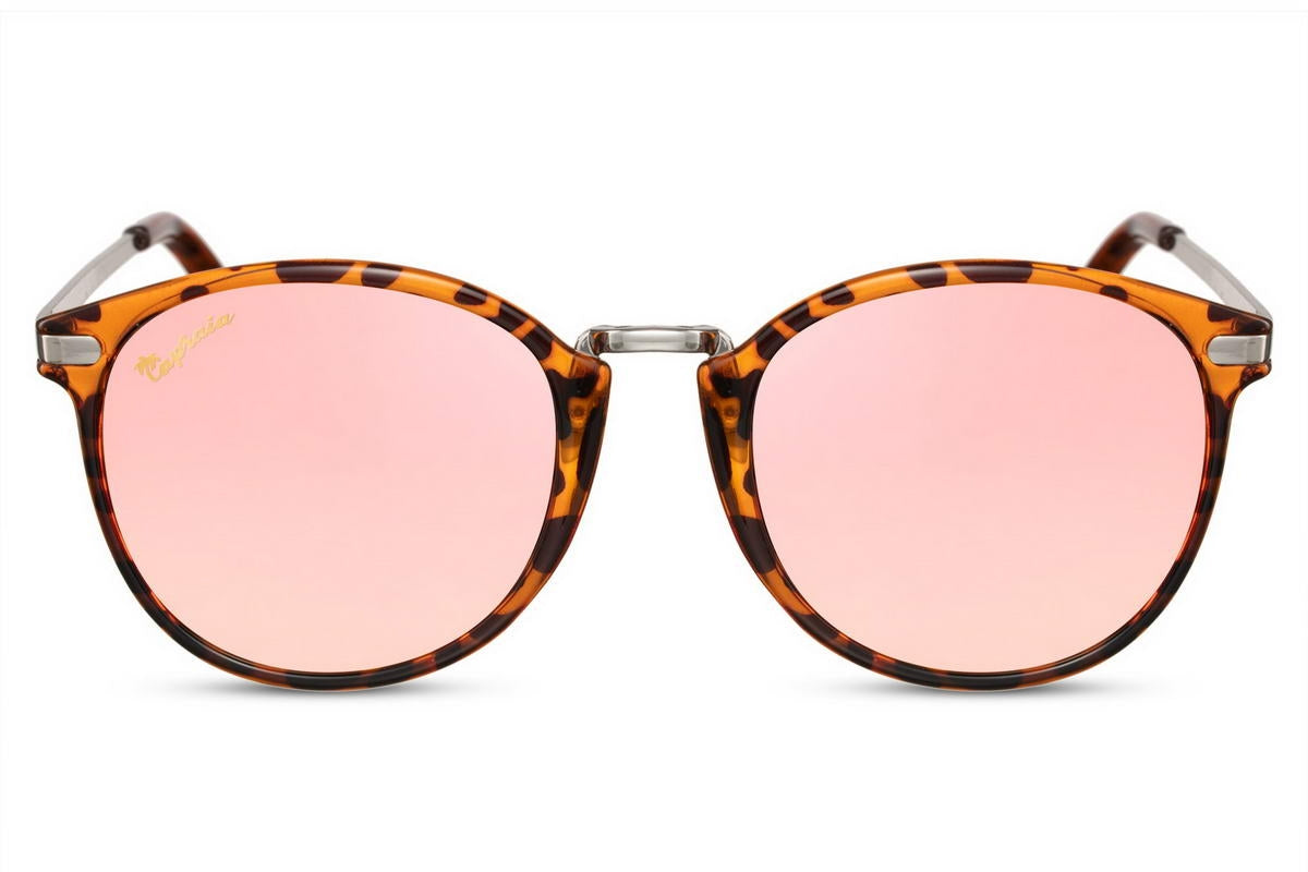 slim frame mirrored sunglasses for women