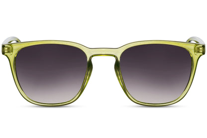 black smokey lens wayfarer sunglass for men provides 100% uv400 protection, perfect for outdoor activities.