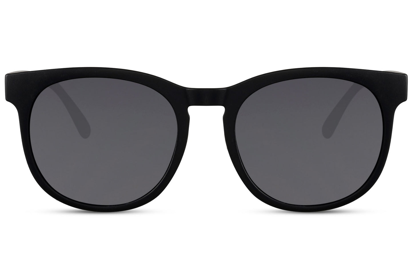 Spain oversized round sunglasses black recycled polyester frame smoke lens lightweight UV400 protection men women sustainable comfortable all-day summer city outdoor beach free UK Europe delivery Sunglass Station