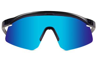 sports mirrored sunglasses with uv400 protection 