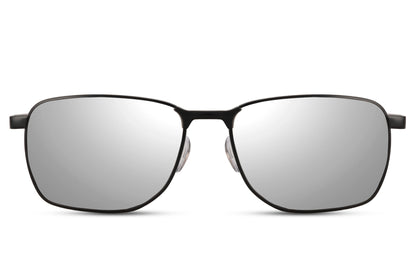 eco sports sunglass with grey mirrored frames 