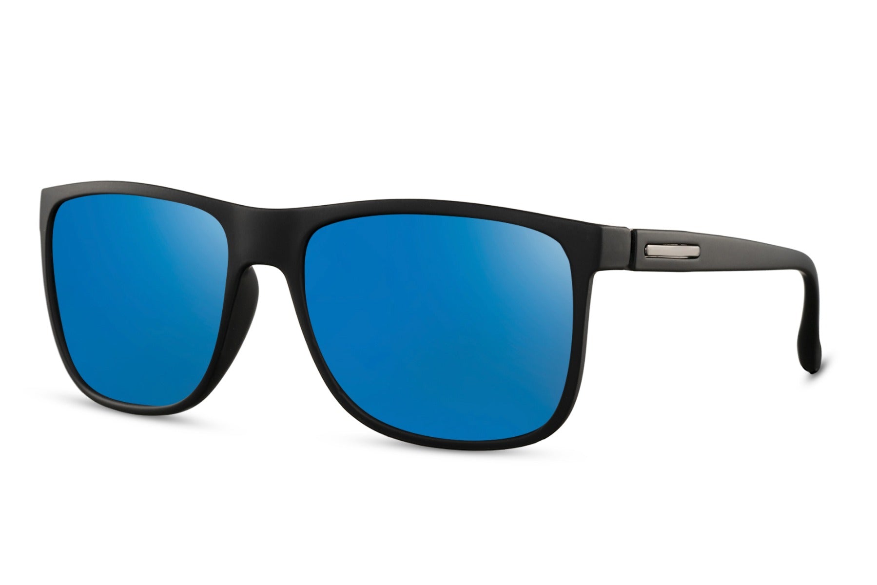 blue lens sports sunglasses trendy at spain for sports activities