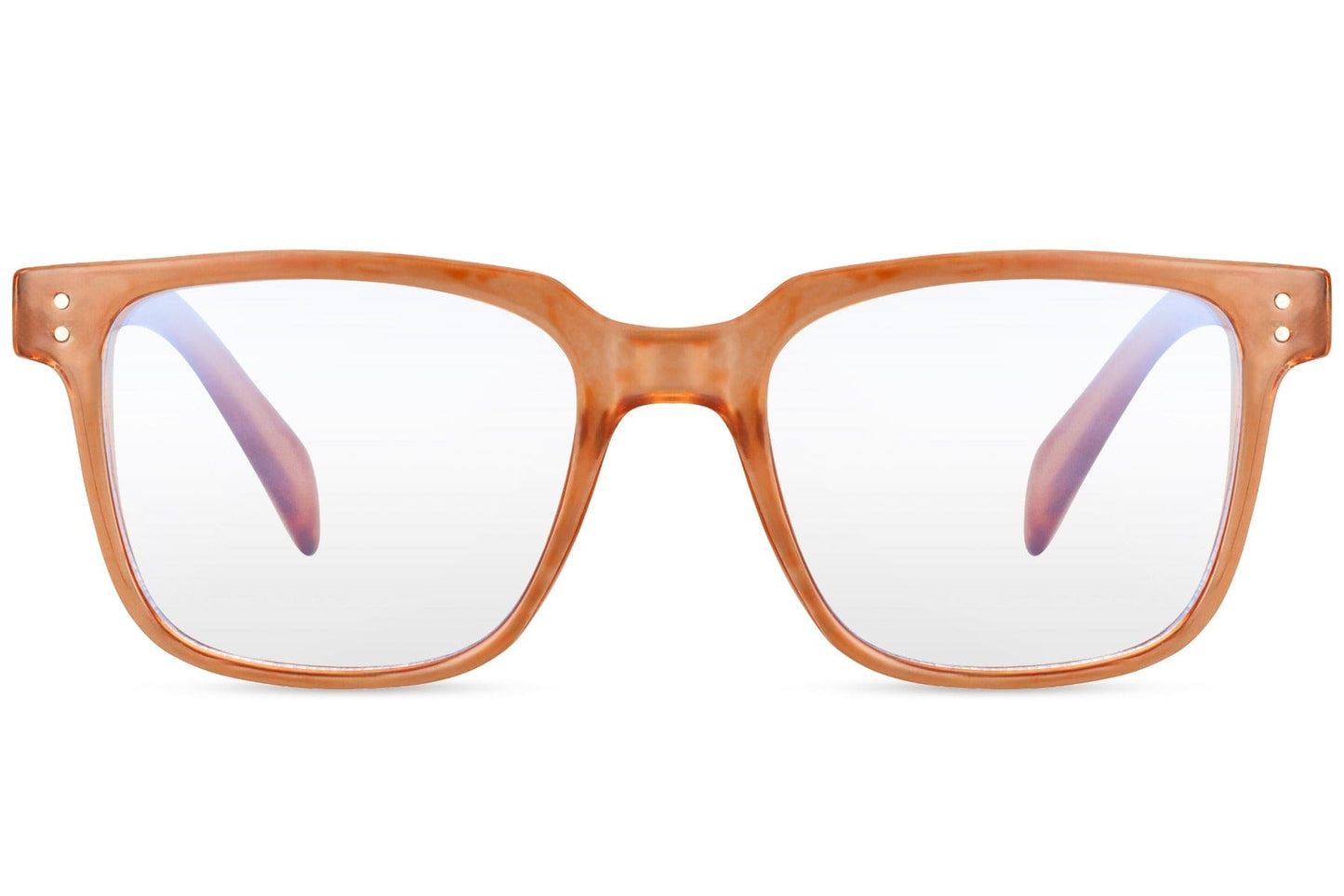 square frame blue light filter eyeglasses, lightweight and reduce eye-strain for longer screen times
