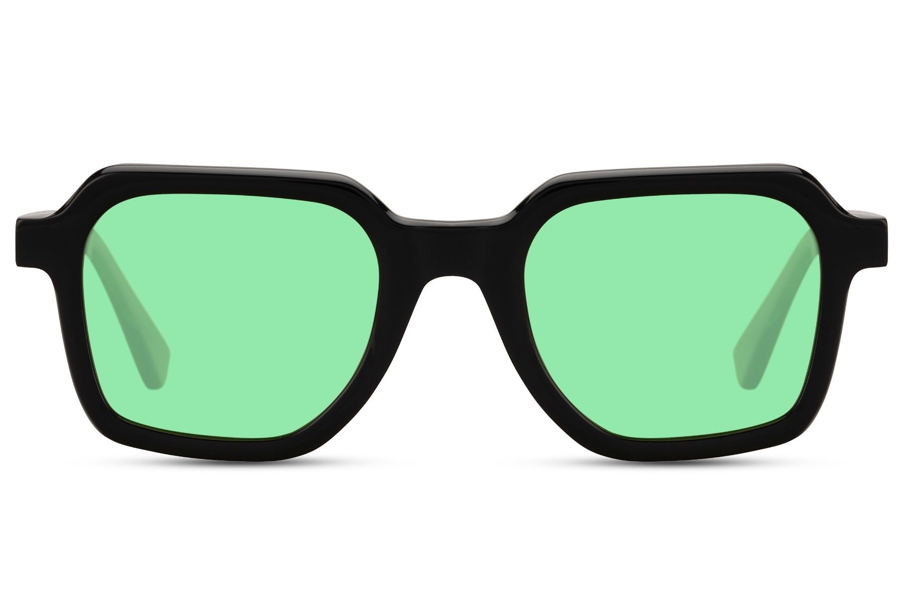 square shape geometric frame sunglass 