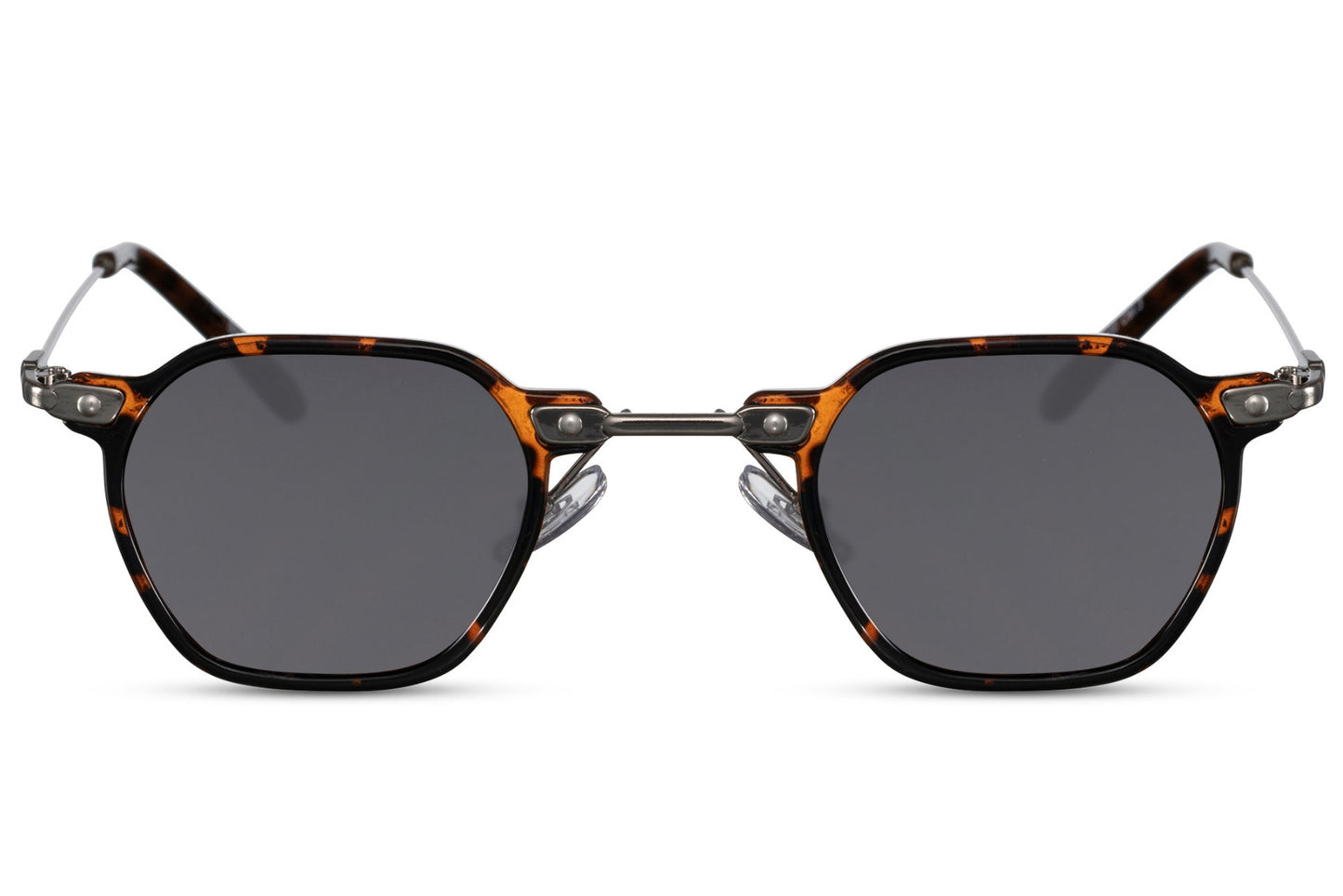 90s inspired small square sunglasses with slim frame and tinted lenses for modern vintage fashion looks
