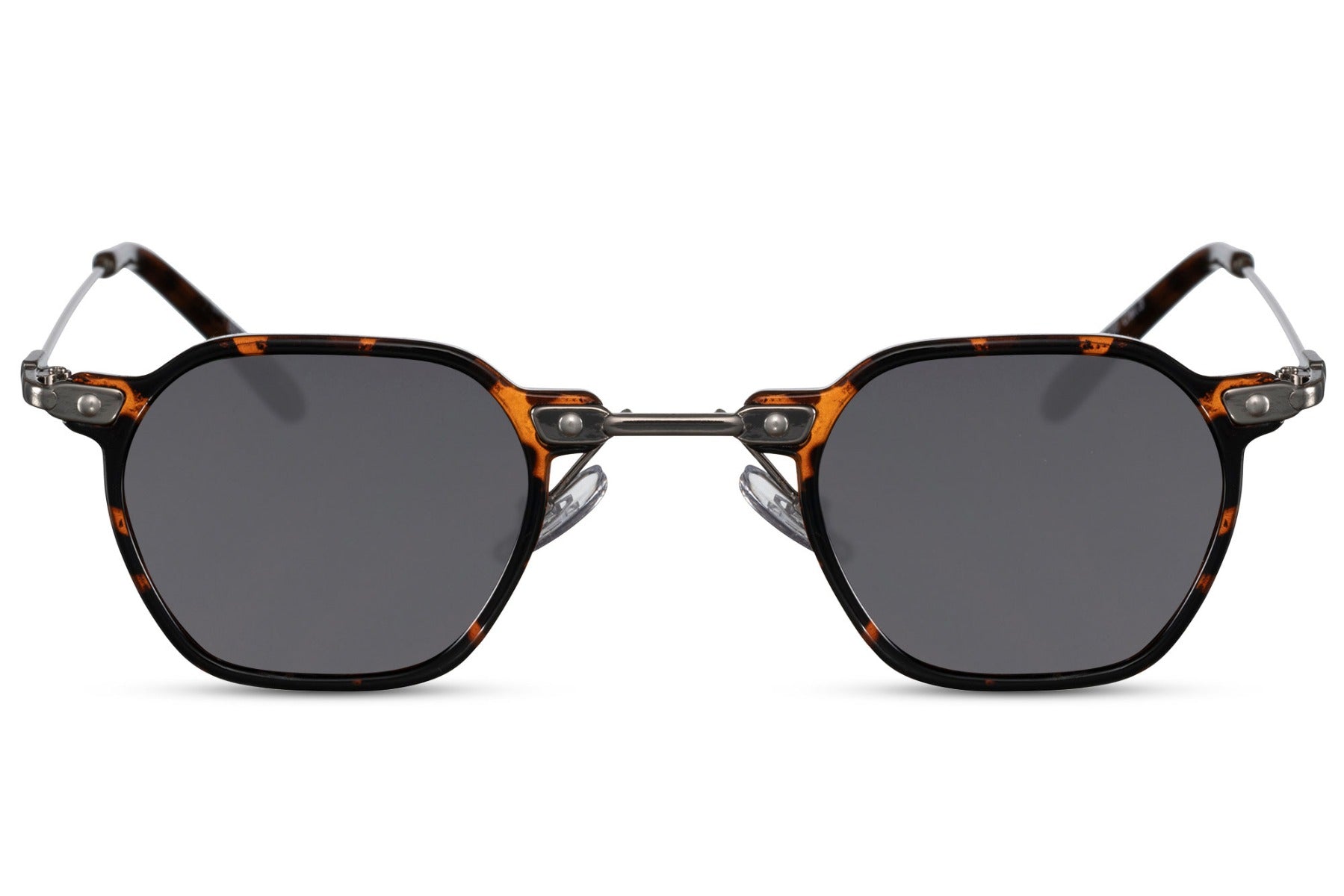 90s inspired small square sunglasses with slim frame and tinted lenses for modern vintage fashion looks
