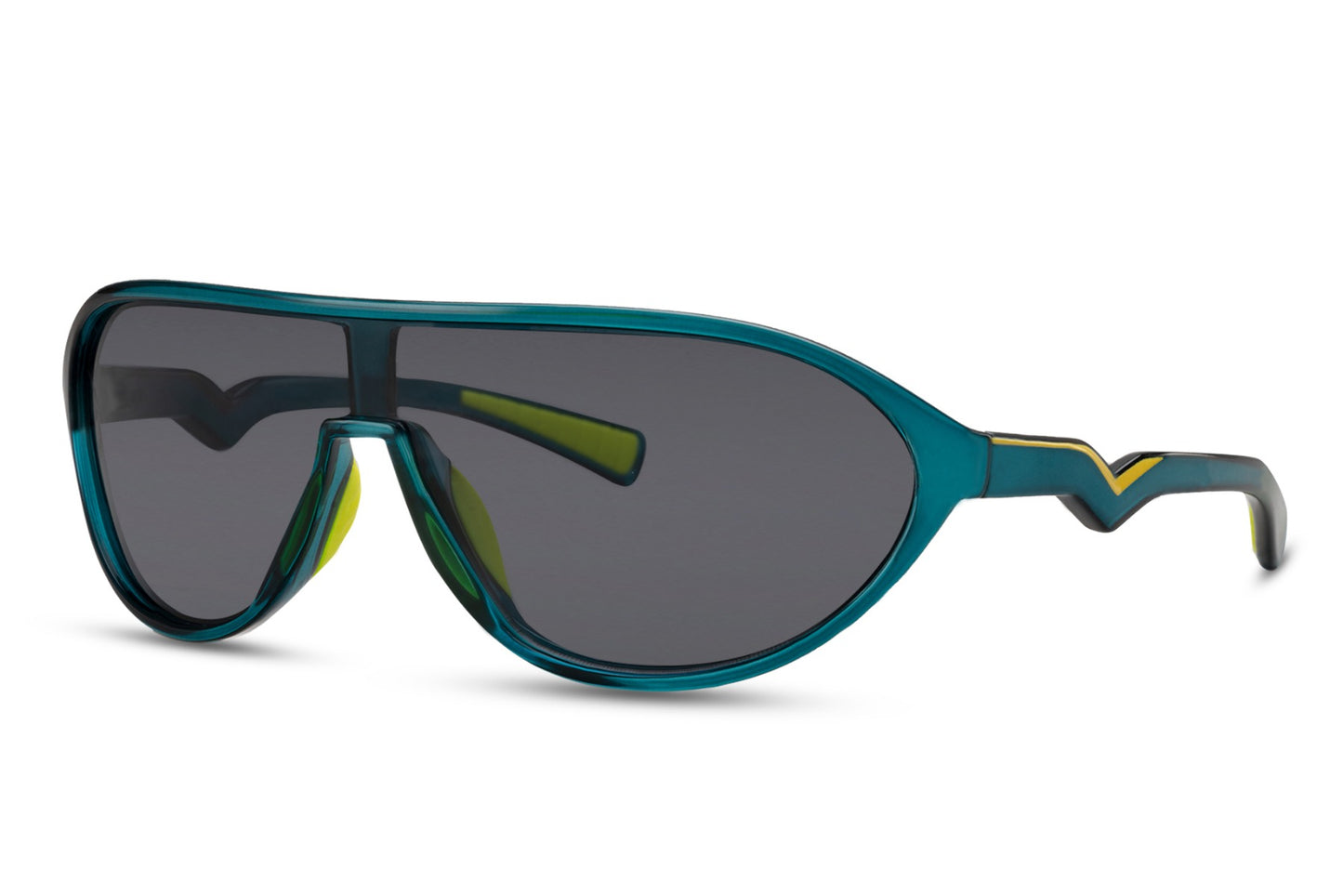 Aviator sports sunglasses with wrap design for secure fit, suitable for cycling, running, and outdoor sports