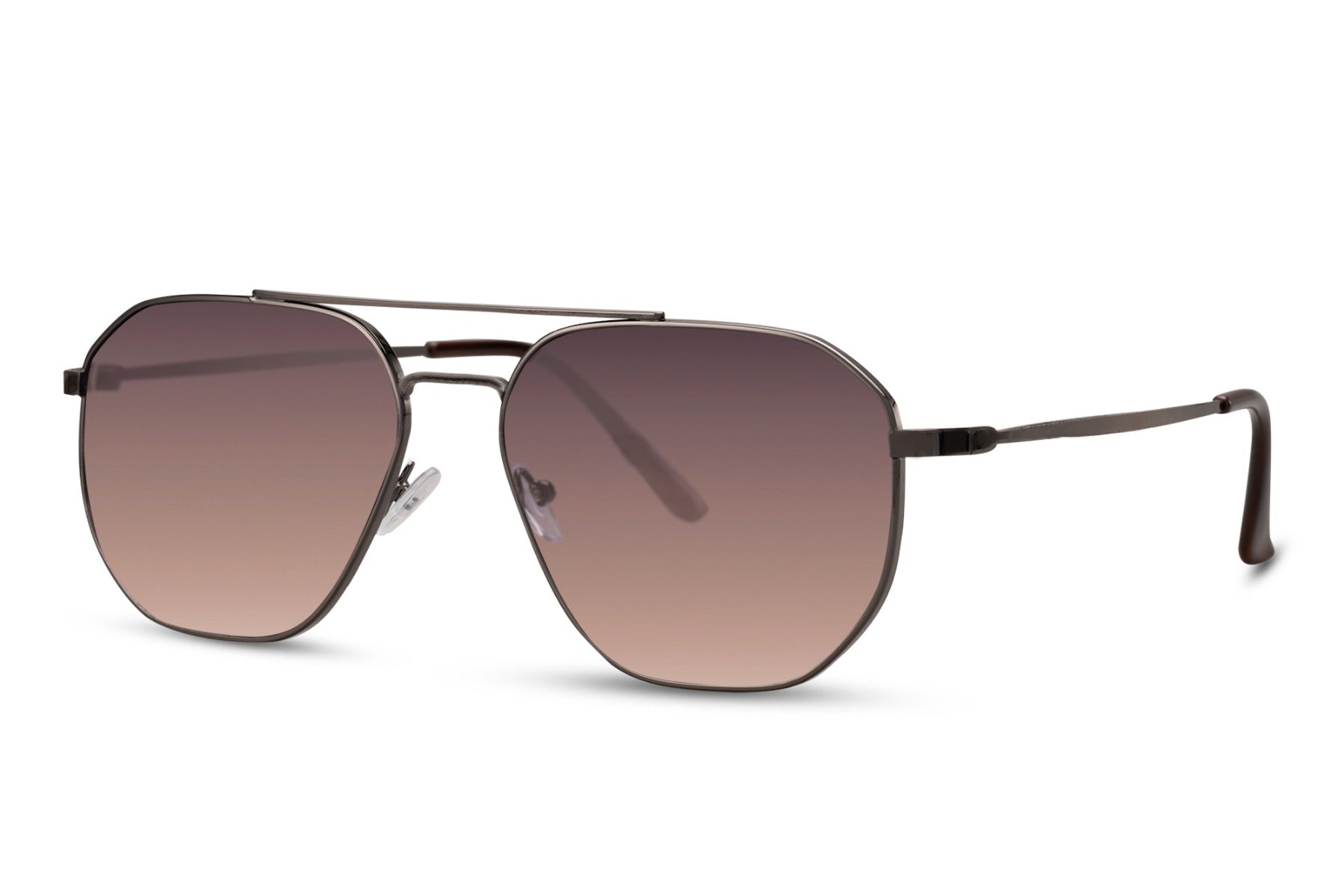 Lightweight metallic aviator sunglasses designed for comfortable fit, durable frame ideal for long wear during travel and outdoor activities