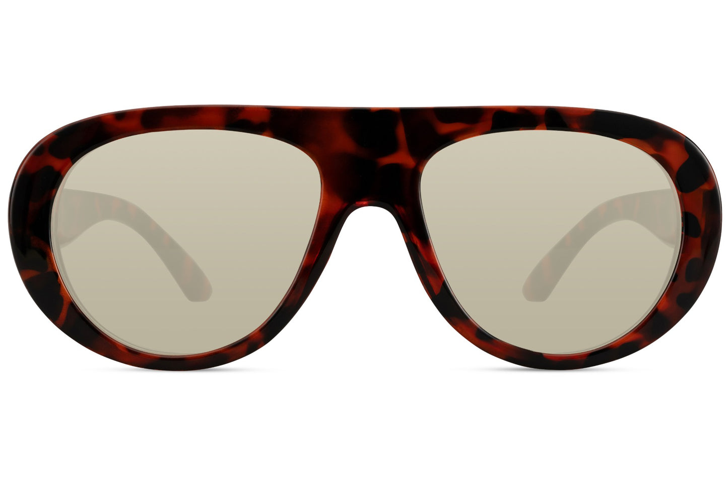 Trendy aviator sunglasses with dark lenses, offering a sleek and modern everyday look