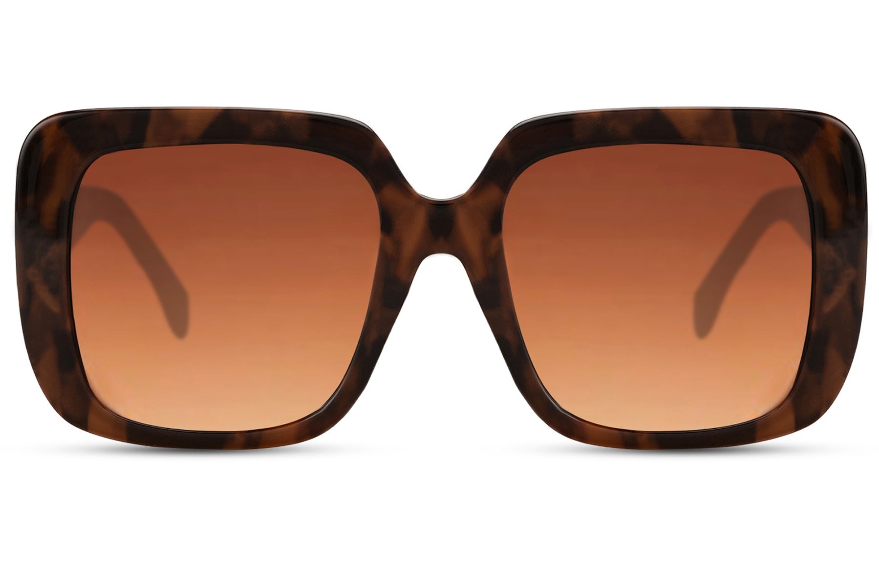 Oversized brown frame sunglasses Barcelona design, trendy women sunglasses for warm weather, holiday outfits and relaxed summer fashion