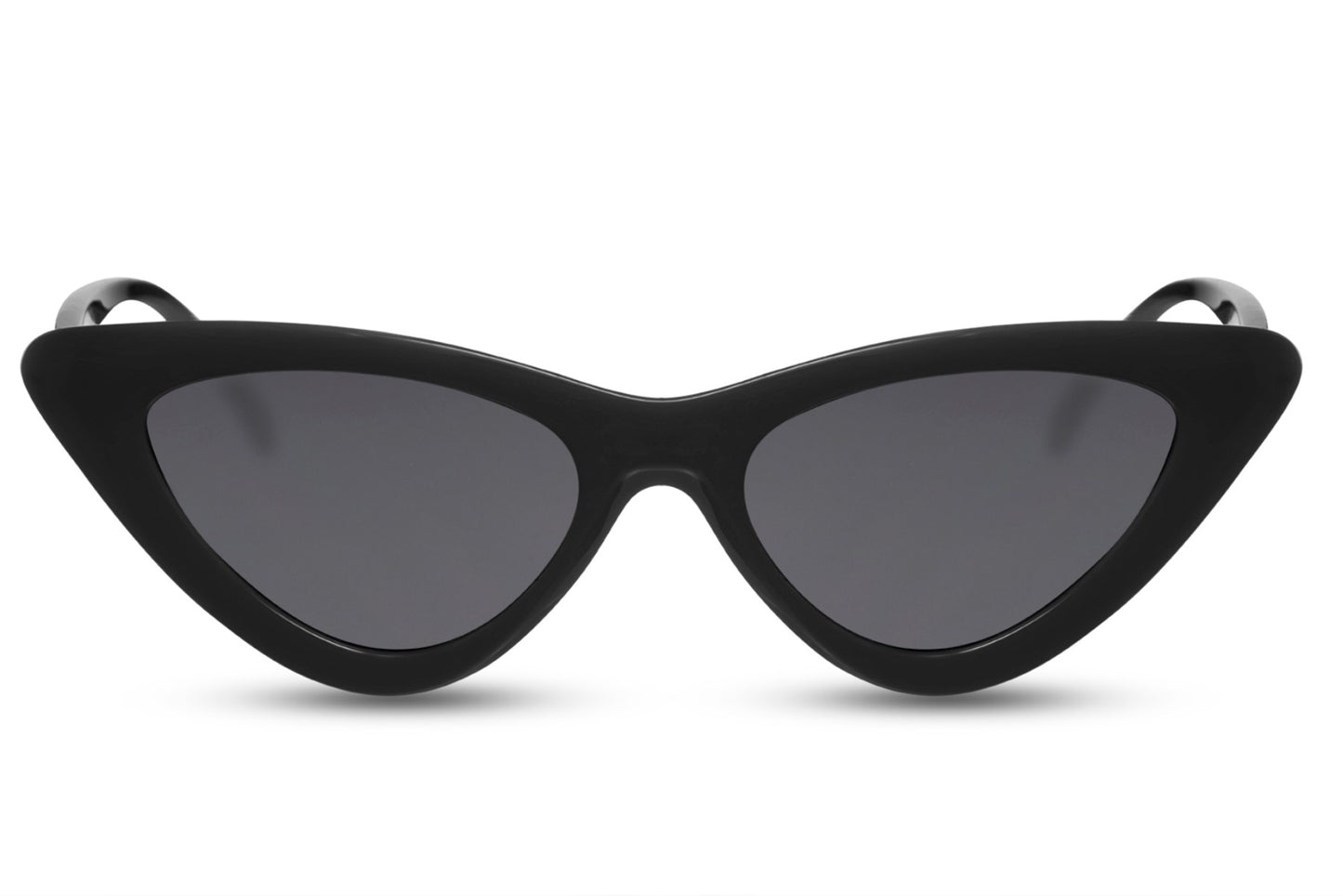 Black cat eye sunglasses for women with sleek frame and UV protection lenses