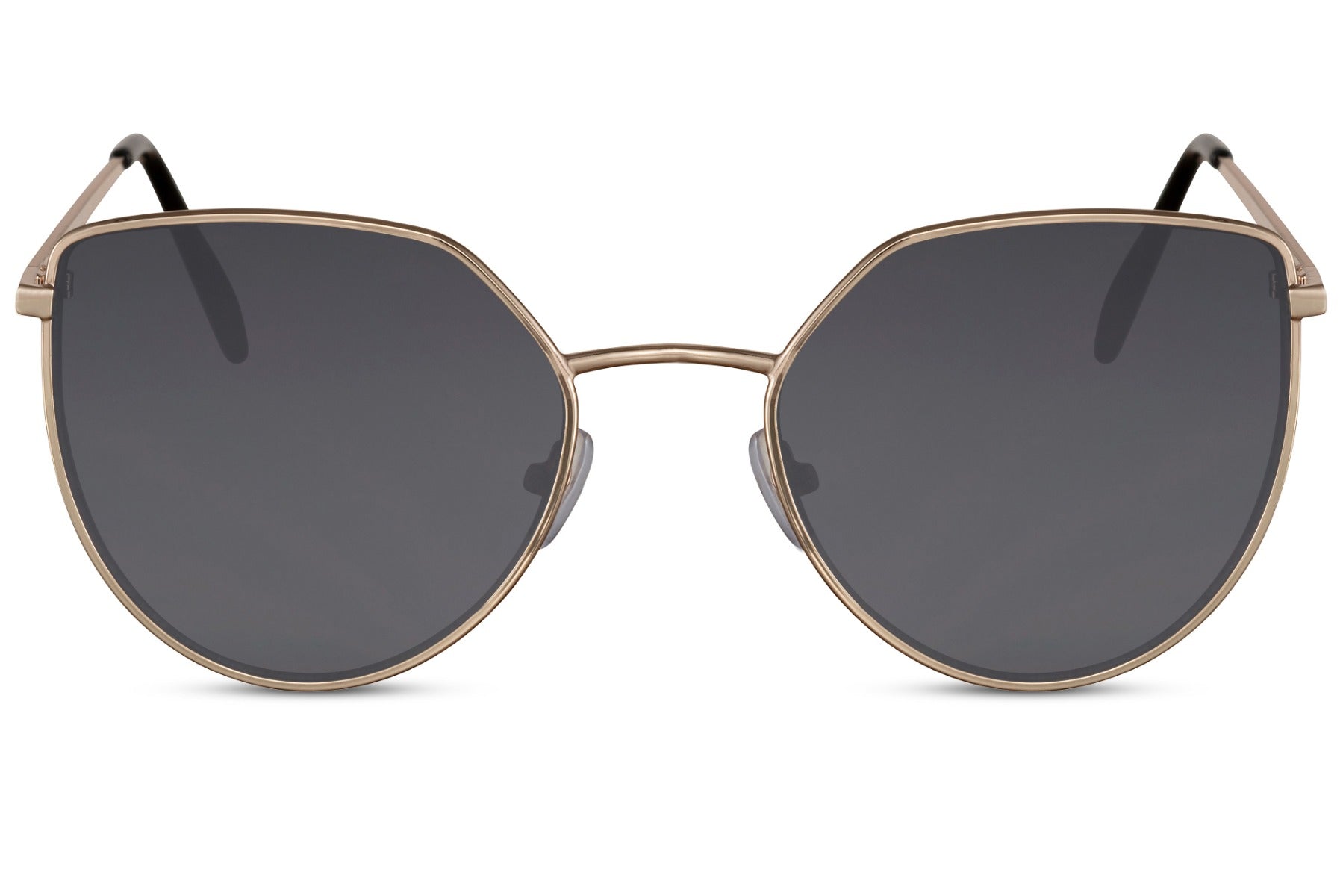 Black cat eye sunglasses with sleek frame design and UV protection lenses for everyday wear