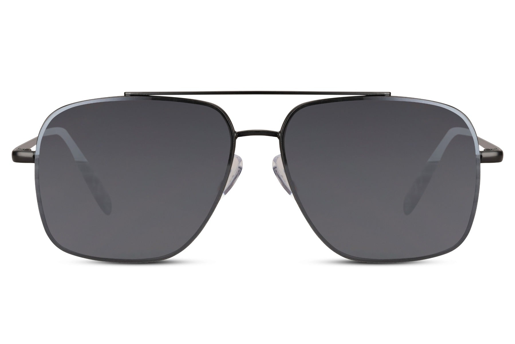 Oversized aviator sunglasses with black lenses and metal frame, suitable for driving, city wear, and everyday styling