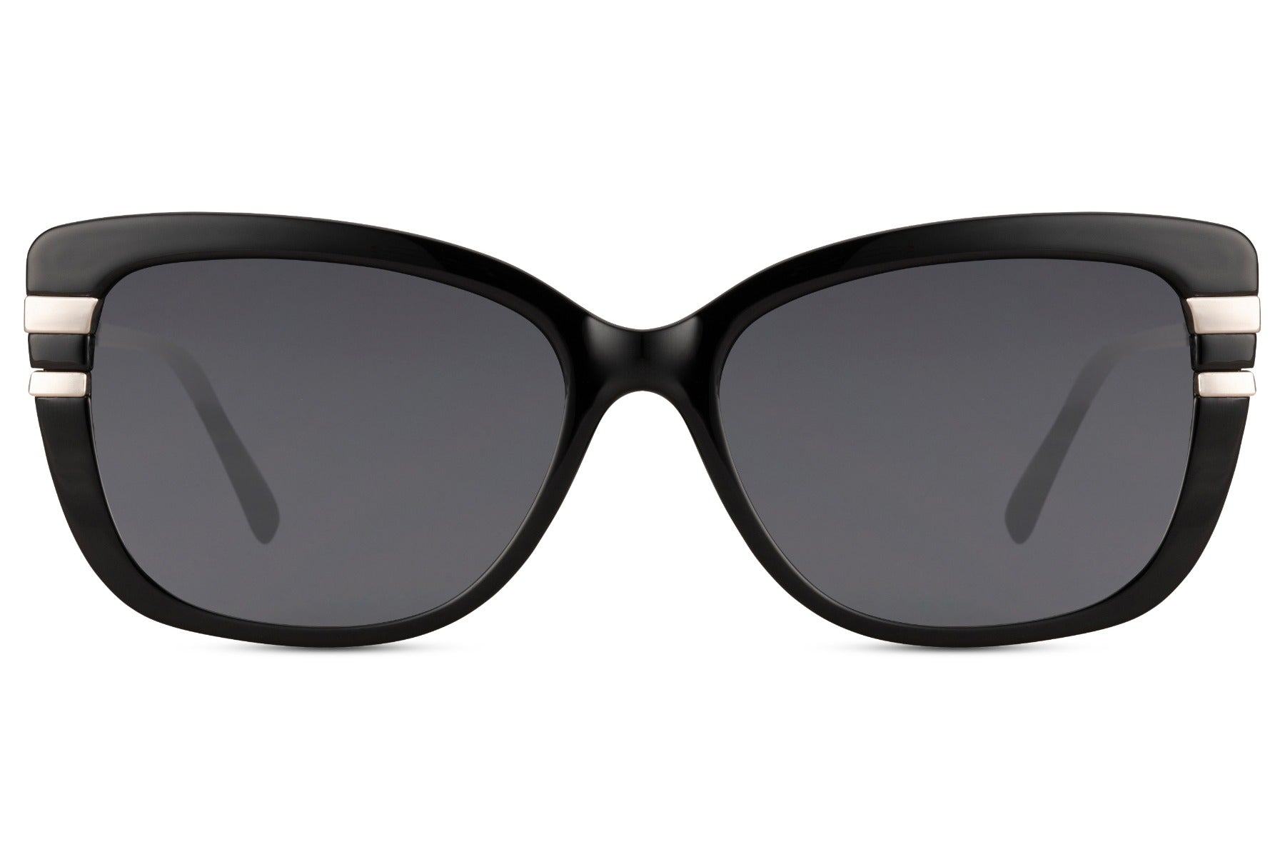 Black oversized soft square sunglasses with dark lenses, a classic statement eyewear piece for modern fashion and strong UV protection
