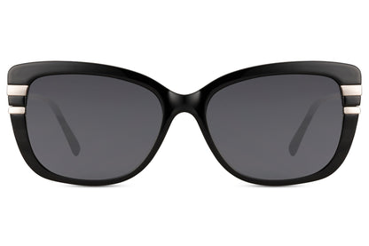 Black oversized soft square sunglasses with dark lenses, a classic statement eyewear piece for modern fashion and strong UV protection