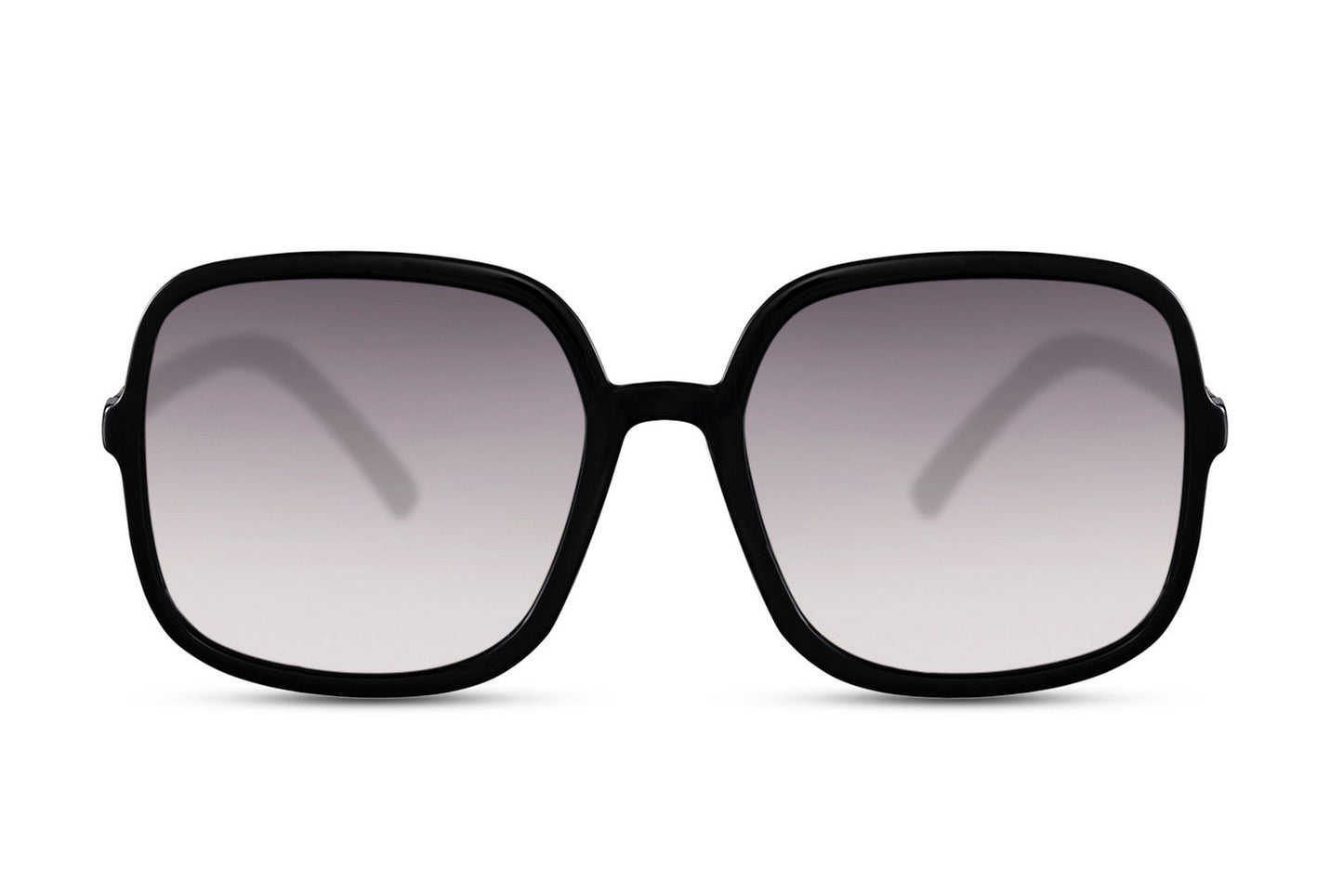 Black oversized sunglasses with bold round frame and dark lenses, eco friendly women sunglasses for everyday fashion, summer outfits and travel wear