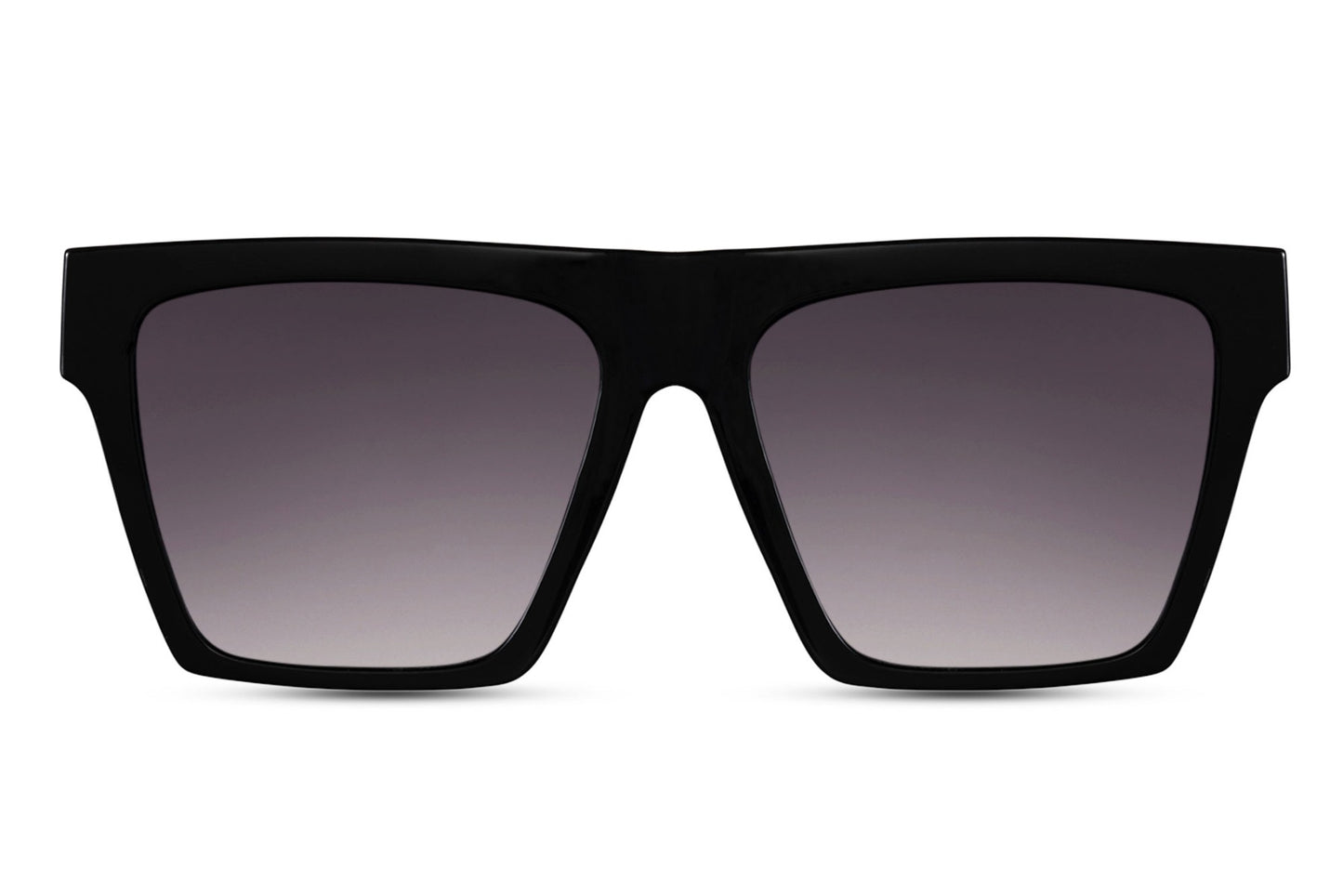 Black oversized sunglasses with bold square frame and dark lenses, classic women sunglasses for everyday wear, travel, summer outfits and modern fashion