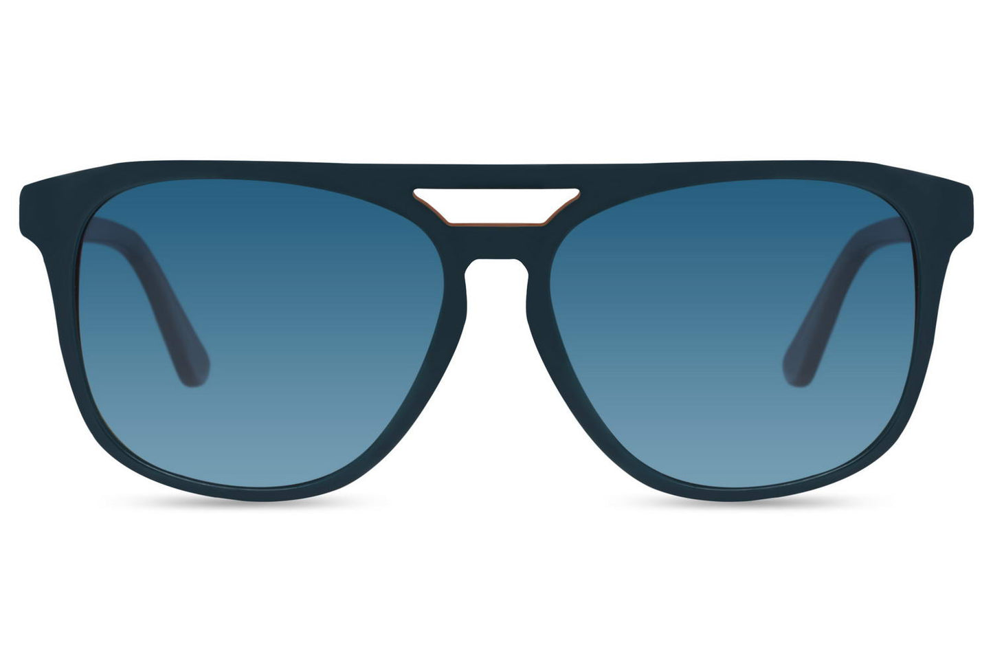Blue lens polarized aviator sunglasses ideal for street style and outdoor activities with enhanced visual clarity