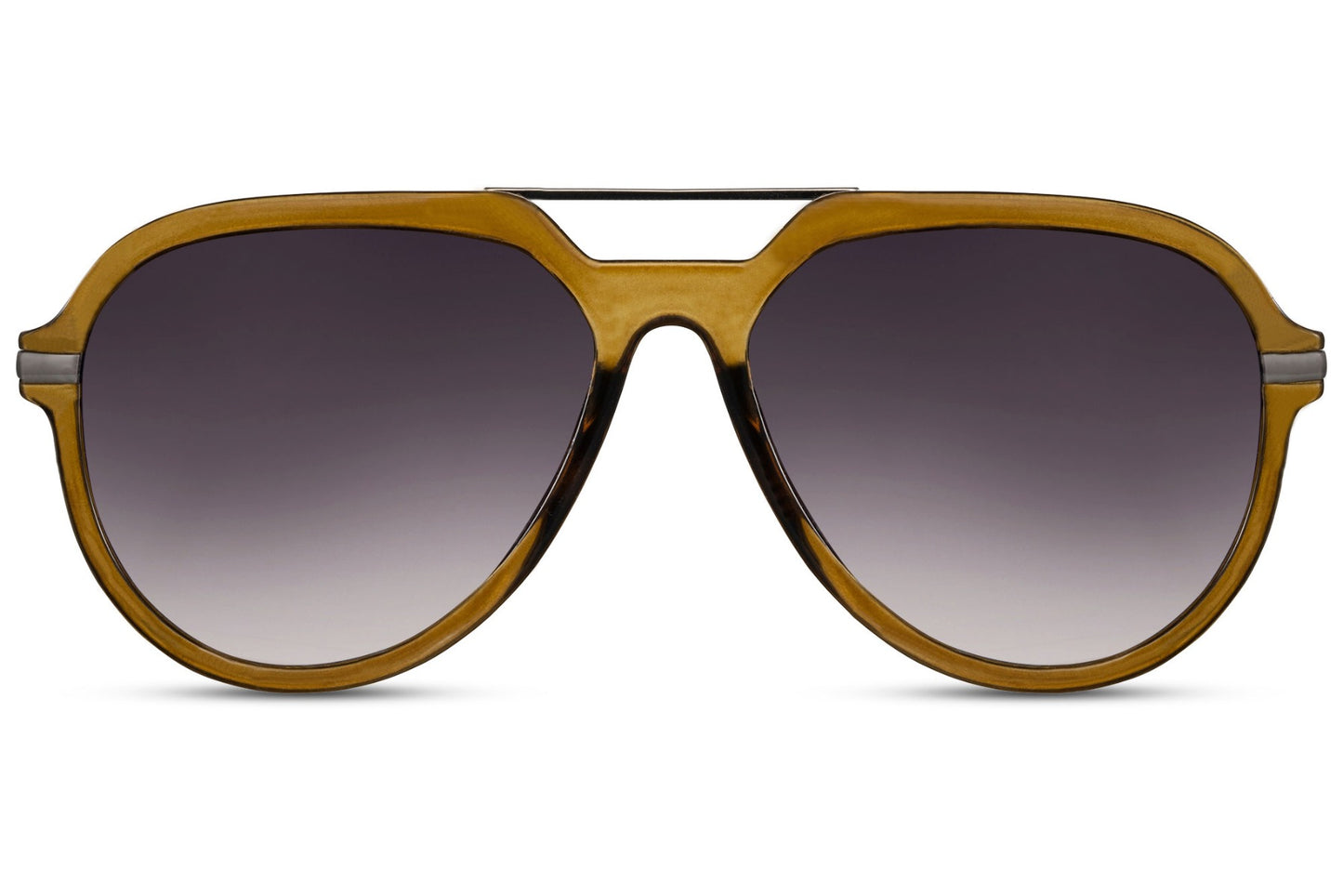 Brown gradient aviator sunglasses designed for luxury summer styling, perfect for holiday outfits, travel looks, and premium fashion