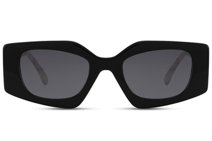 shop the bold trendy look of geometric rectangle sunglasses at sunglass station and get free shipping across uk & europe