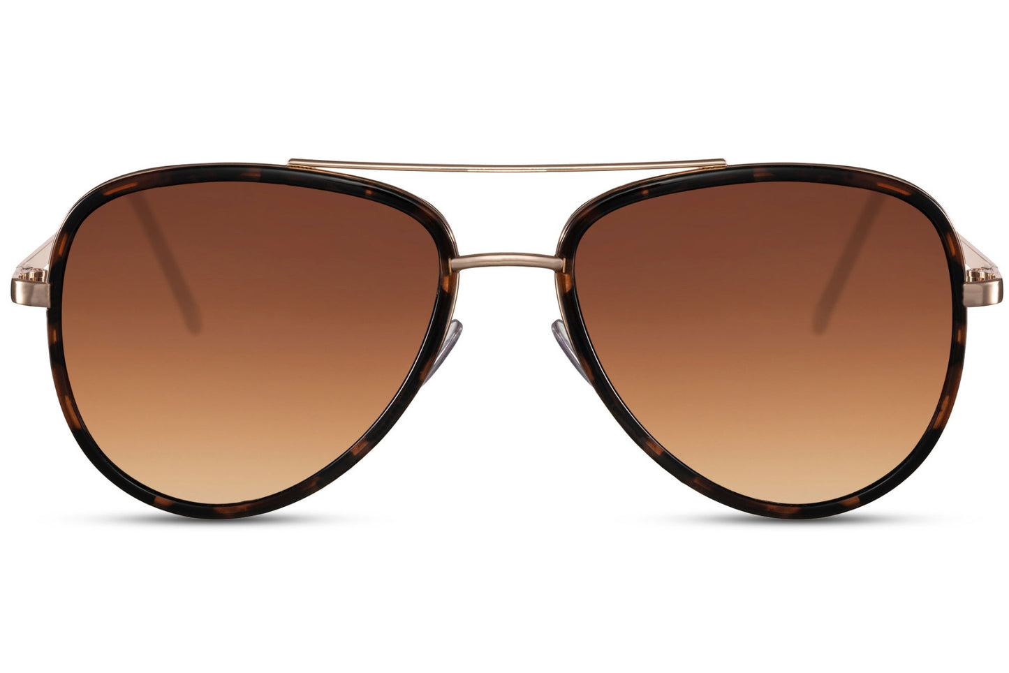 Brown lens aviator sunglasses designed for classic daily wear, combining warm tones with a lightweight and durable metal frame