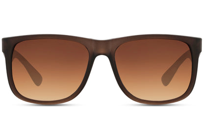 brown sunglasses with brown tinted lens