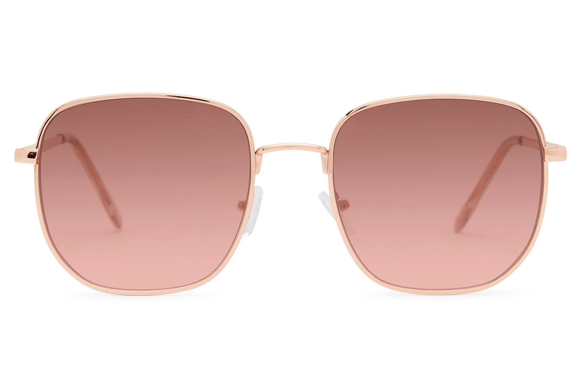 Chic oversized square sunglasses with tinted lenses and lightweight metal frame for vacation and casual outfits