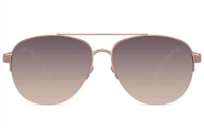 Classic aviator sunglasses with brown lenses, designed for daily use with a comfortable fit and reliable UV protection