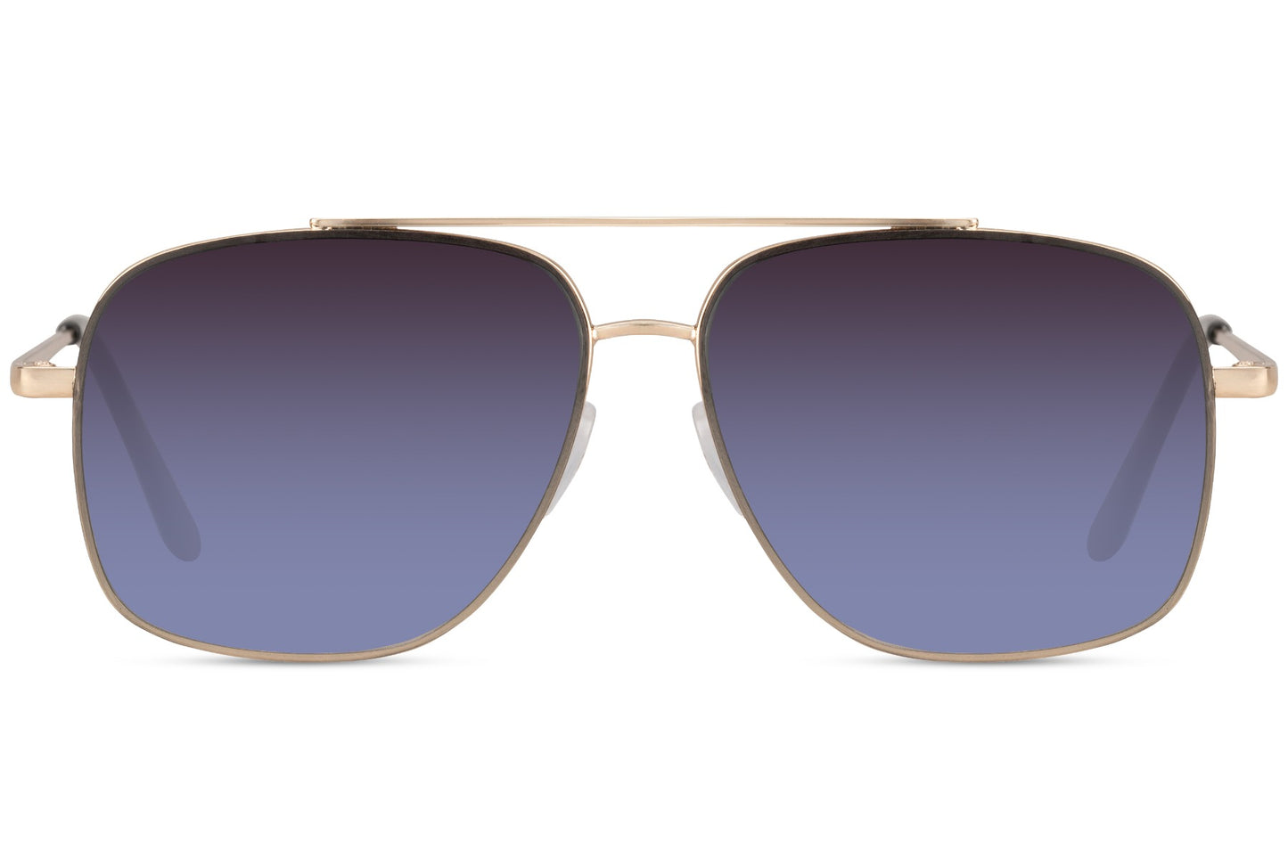 Classic oversized aviator sunglasses with blue gradient lenses and metal frame, designed for stylish everyday wear