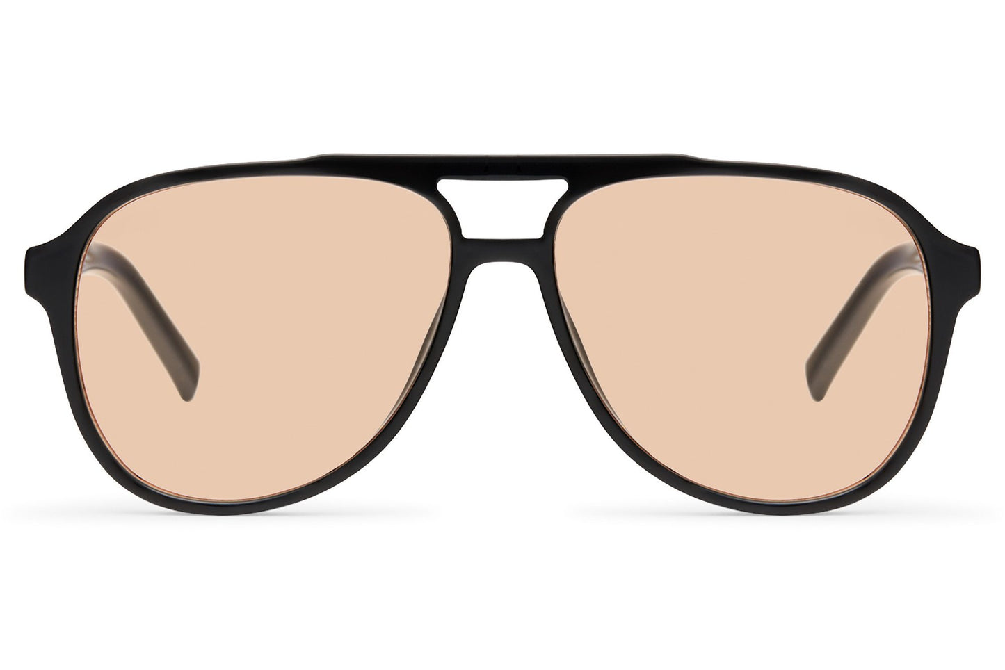 Clear lens aviator sunglasses with a retro frame design, suitable for fashion styling and lightweight all-day comfort