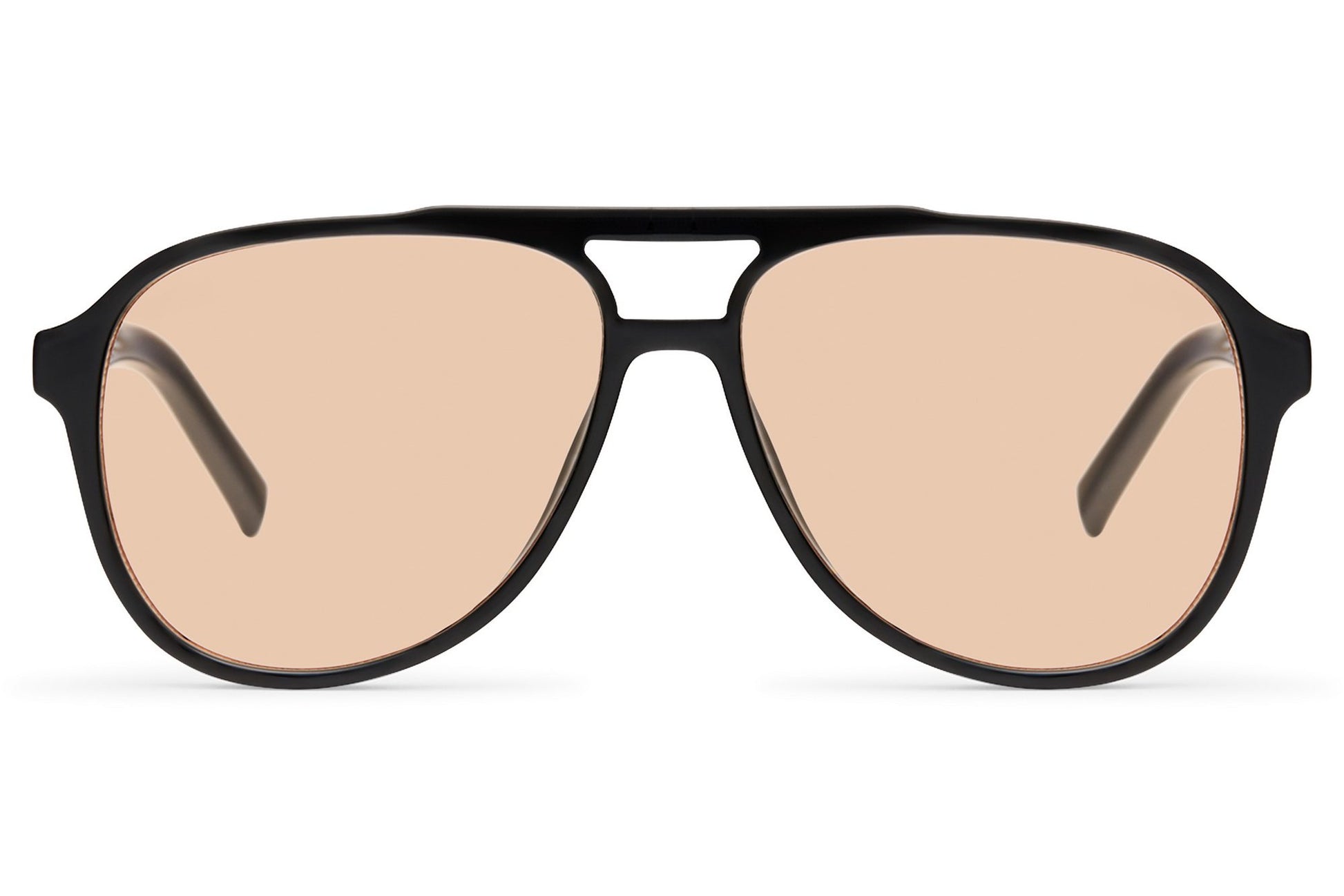 Clear lens aviator sunglasses with a retro frame design, suitable for fashion styling and lightweight all-day comfort