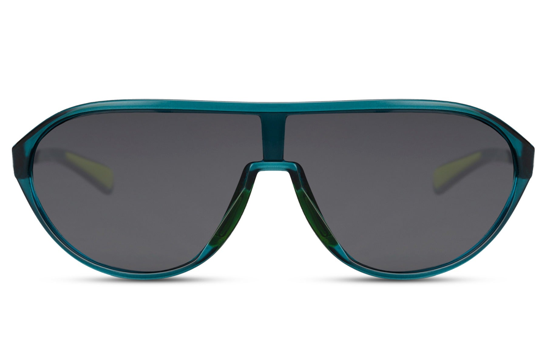 Dark lens aviator sports sunglasses offering glare reduction and comfort for long outdoor activities