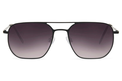 Dark tinted aviator sunglasses with a classic metal frame, offering a bold and versatile look for everyday use