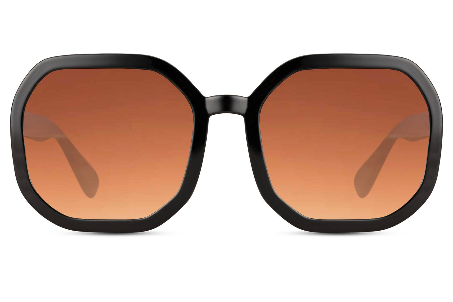 Dark tortoiseshell oversized polarized sunglasses with brown lenses, timeless statement sunglasses for travel, driving, and everyday wear