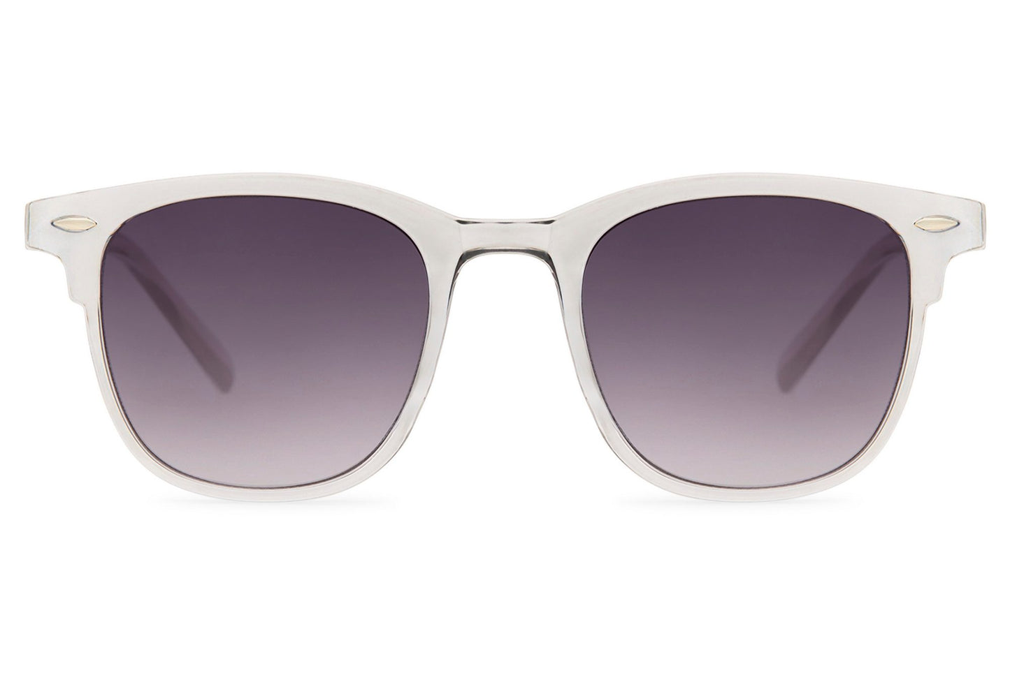 sunglass station unisex style white frame shades with uv400 protection