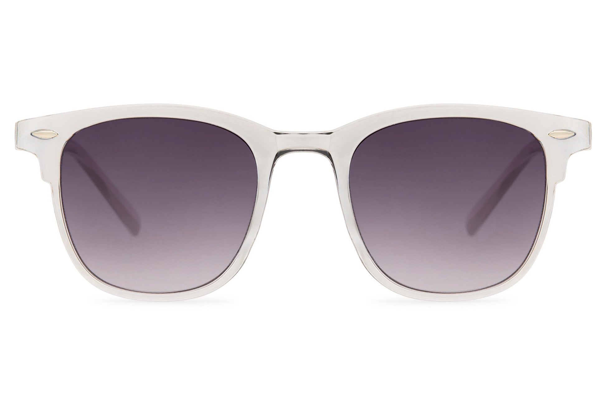 sunglass station unisex style white frame shades with uv400 protection