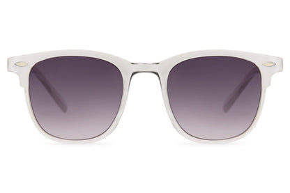 sunglass station unisex style white frame shades with uv400 protection