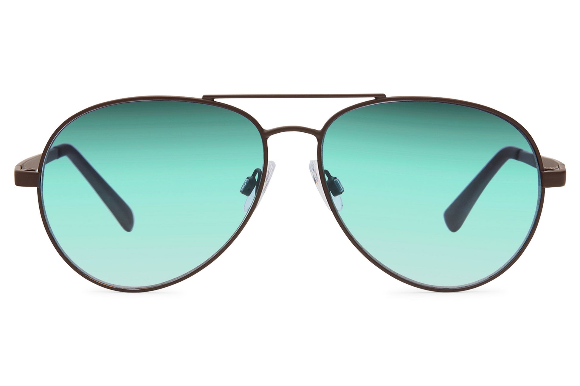 Green polarised aviator sunglasses inspired by vintage design, providing glare reduction and clear vision for everyday use