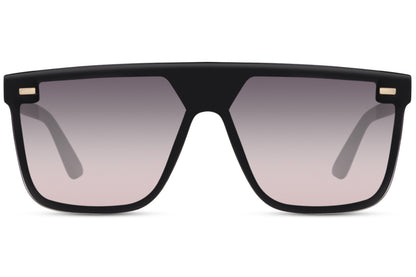 Grey gradient aviator sunglasses designed for a clean modern look with comfortable all-day wear