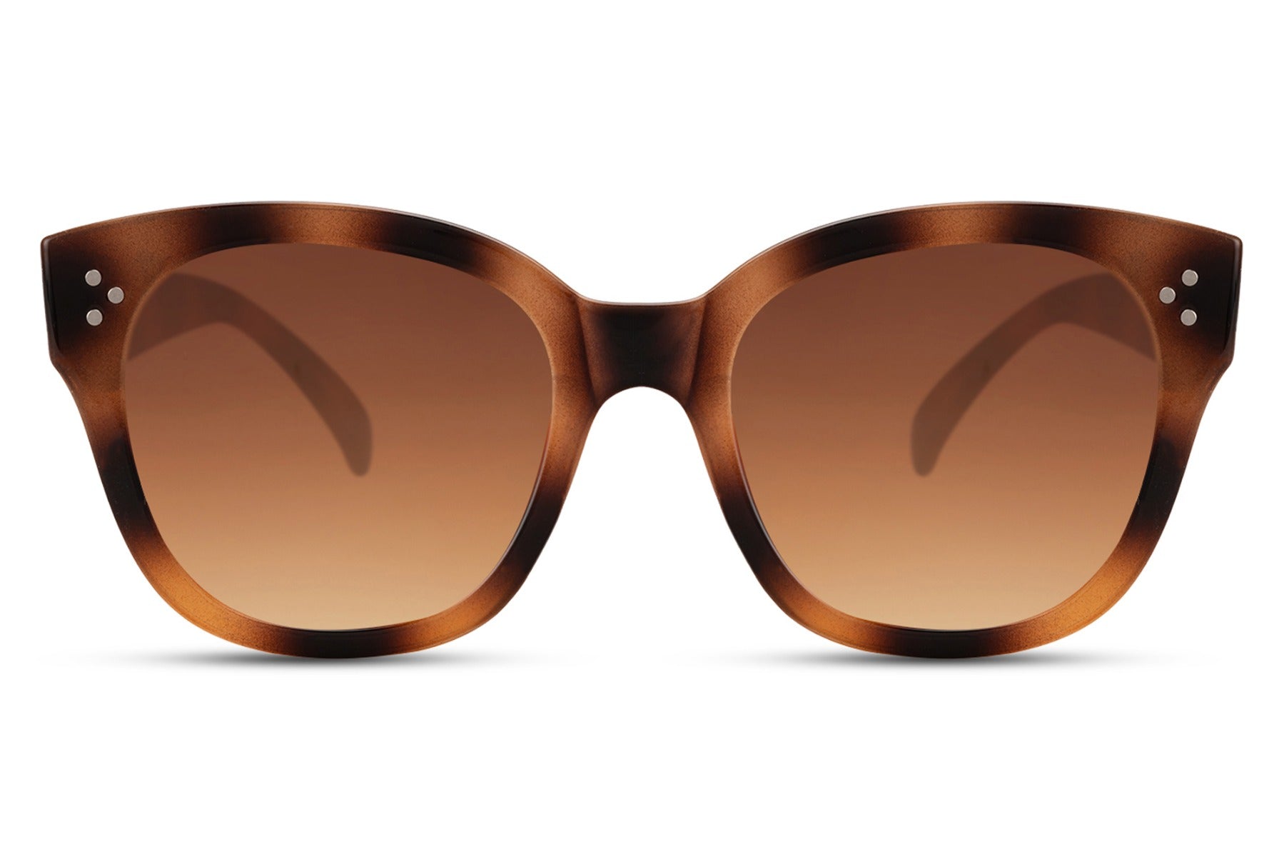Leopard print oversized sunglasses with brown lenses and bold design, perfect for casual outfits and everyday styling