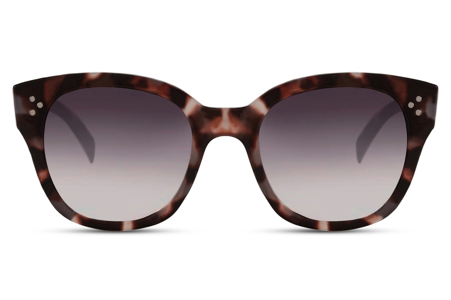 Leopard print oversized sunglasses with brown gradient lenses and bold frame, a statement eyewear piece for modern fashion and everyday UV protection