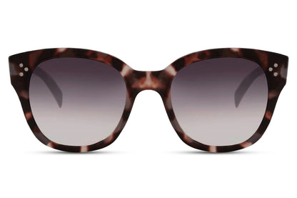 Leopard print oversized sunglasses with brown gradient lenses and bold frame, a statement eyewear piece for modern fashion and everyday UV protection