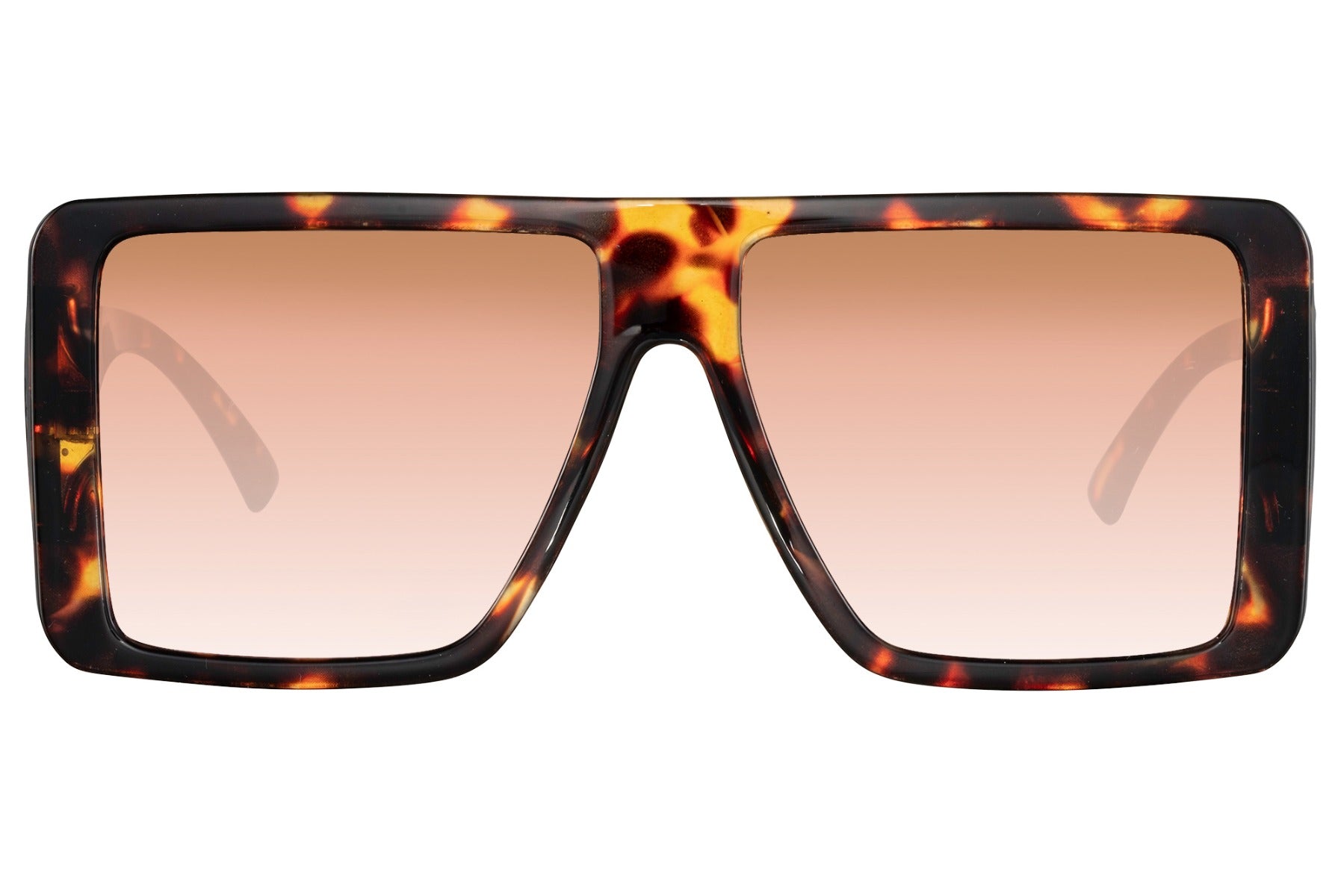 Oversized square sunglasses with leopard frame detail and tinted lenses, a bold statement piece inspired by Paris fashion trends