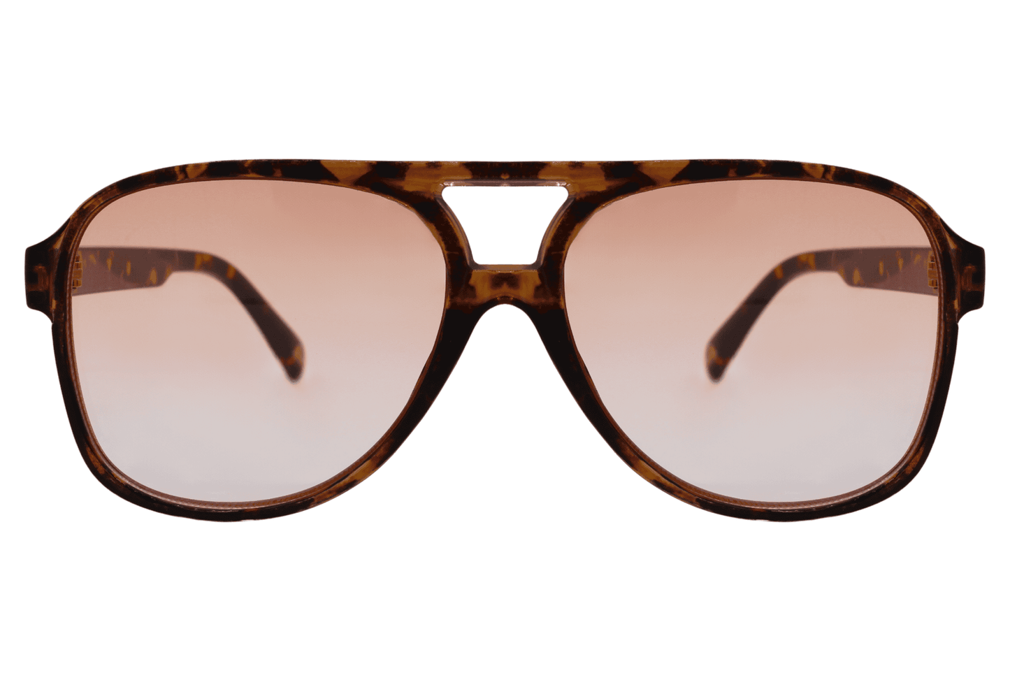 Light brown tinted aviator sunglasses with a vintage inspired frame, suitable for casual and refined everyday wear