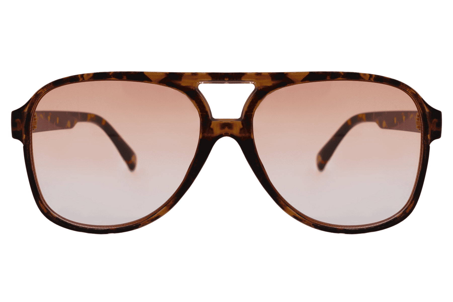 Light brown tinted aviator sunglasses with a vintage inspired frame, suitable for casual and refined everyday wear