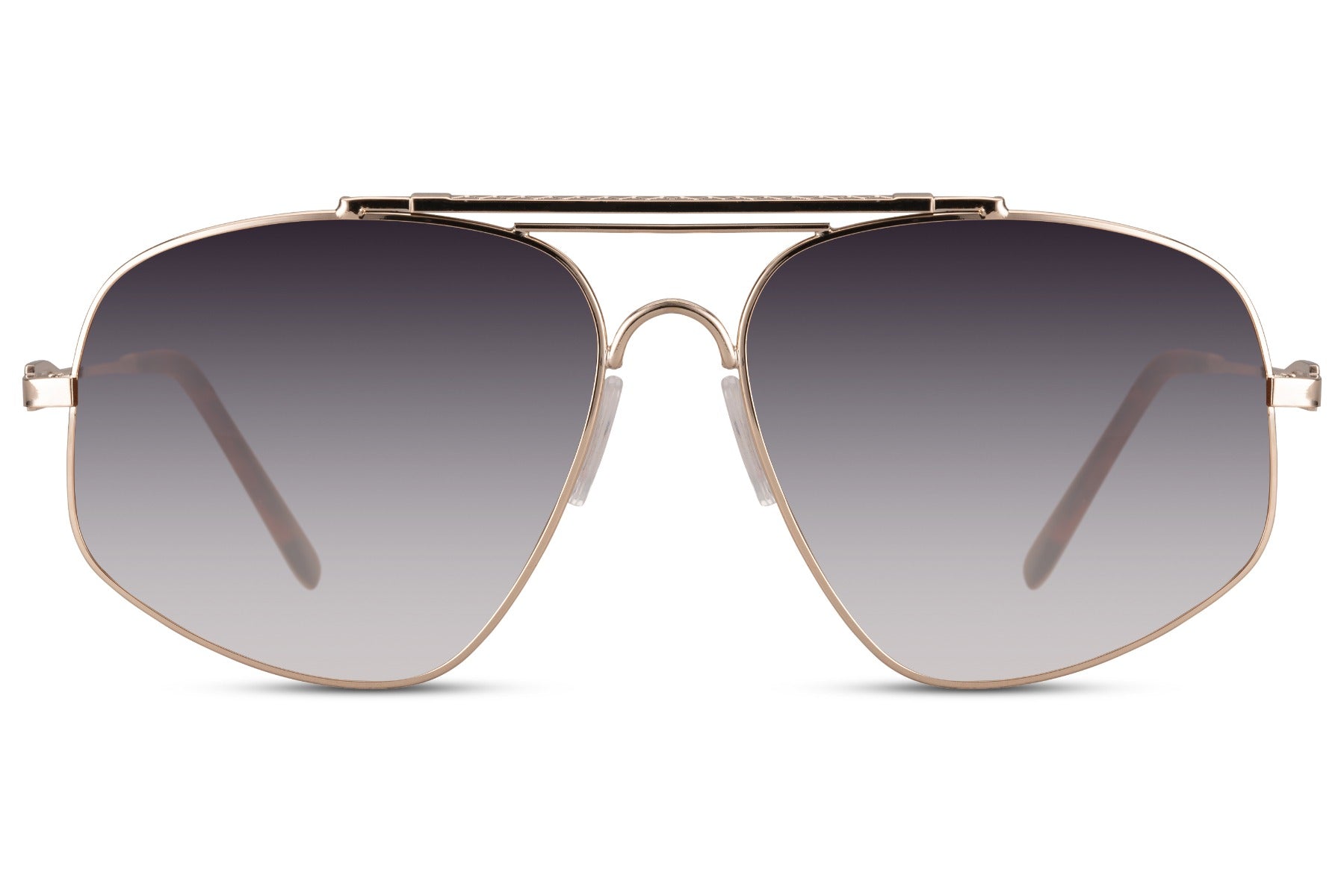 Light grey aviator sunglasses for men with retro frame design, ideal for everyday styling and casual outfits