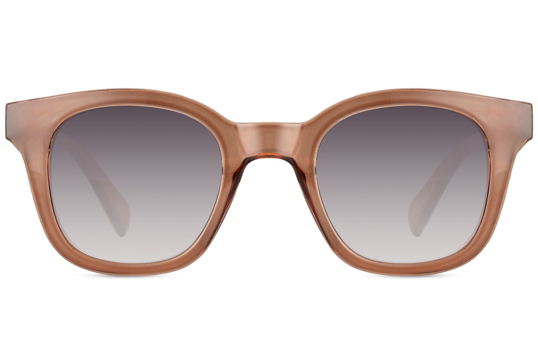 Lightweight eco friendly sunglasses with square frame design for sustainable fashion and outdoor styling