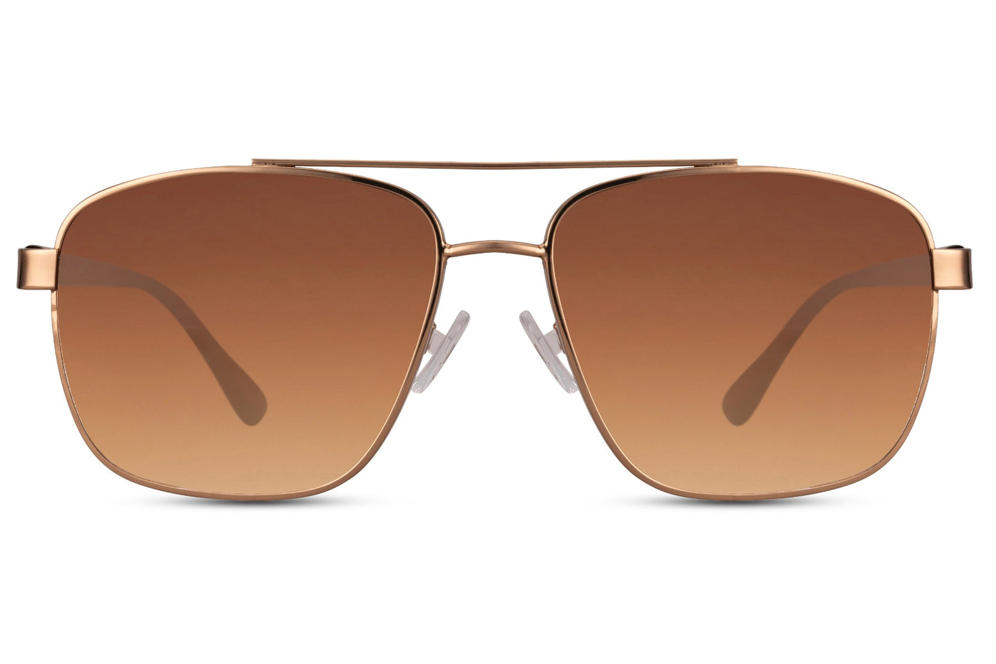 Metal frame aviator sunglasses designed for lightweight comfort and a secure fit for all-day wear